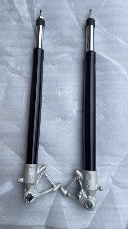 BMW R1200GS fork lower gloss black finish minor handling marks Grade B used
