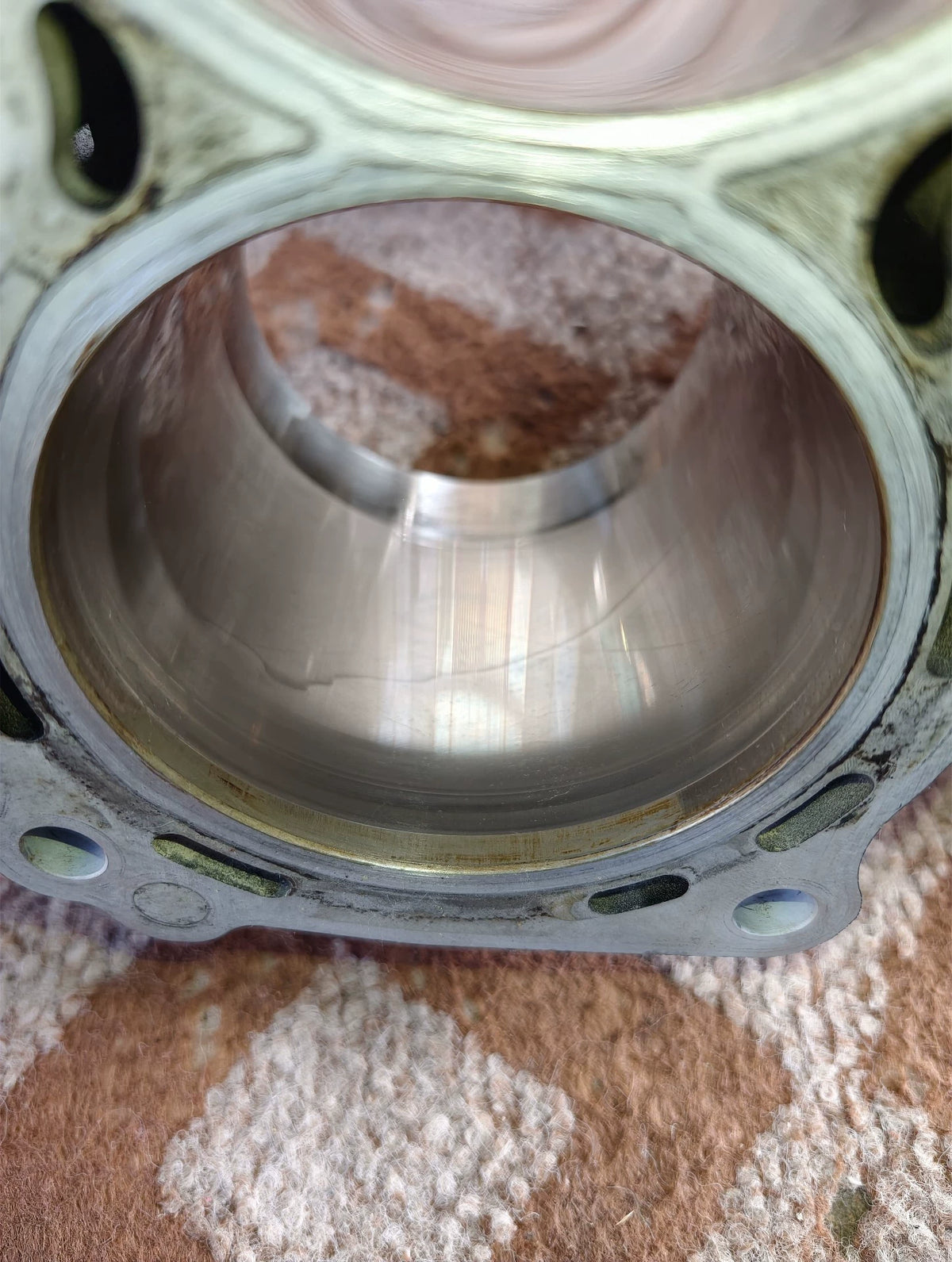Kawasaki Ninja 650 Z650 Cylinder Barrel – base deck and mounting surface reference
