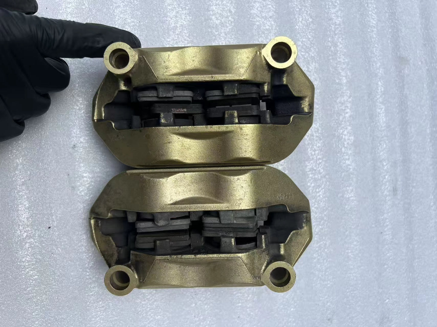 Genuine Brembo Front Brake Calipers Set (2009-2014) - BMW S1000RR S1000R | 100mm Radial