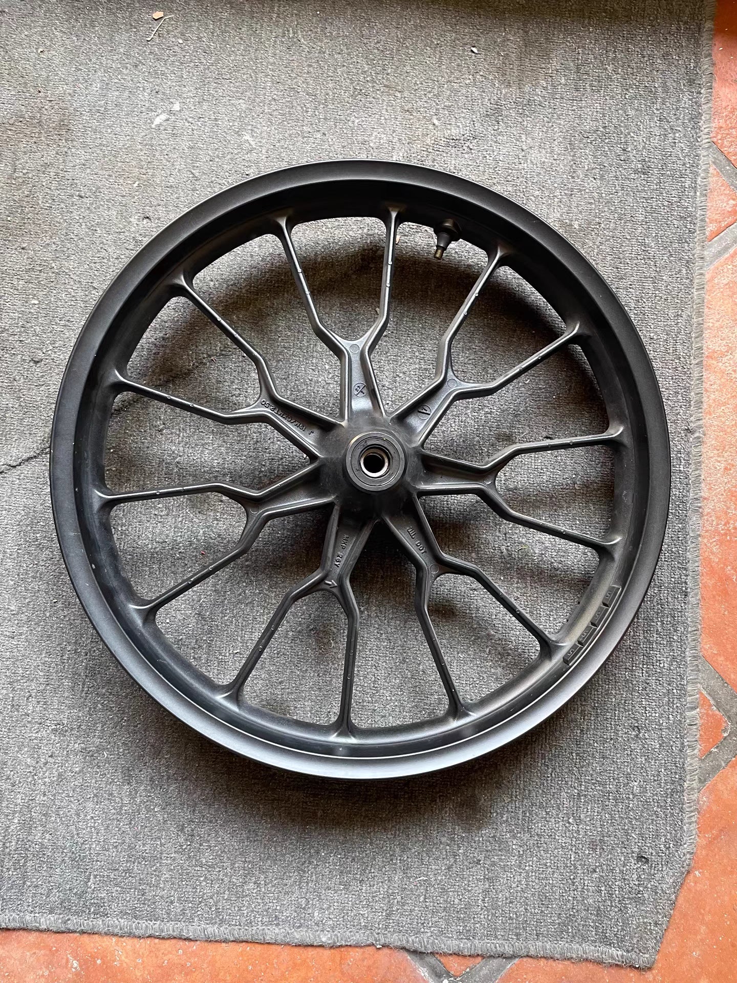 Genuine OEM Front Wheel Rim (19-Inch) - Honda CB500X (2019-2024) | Grade A Condition & Verified Straight #44650-MKP-J80