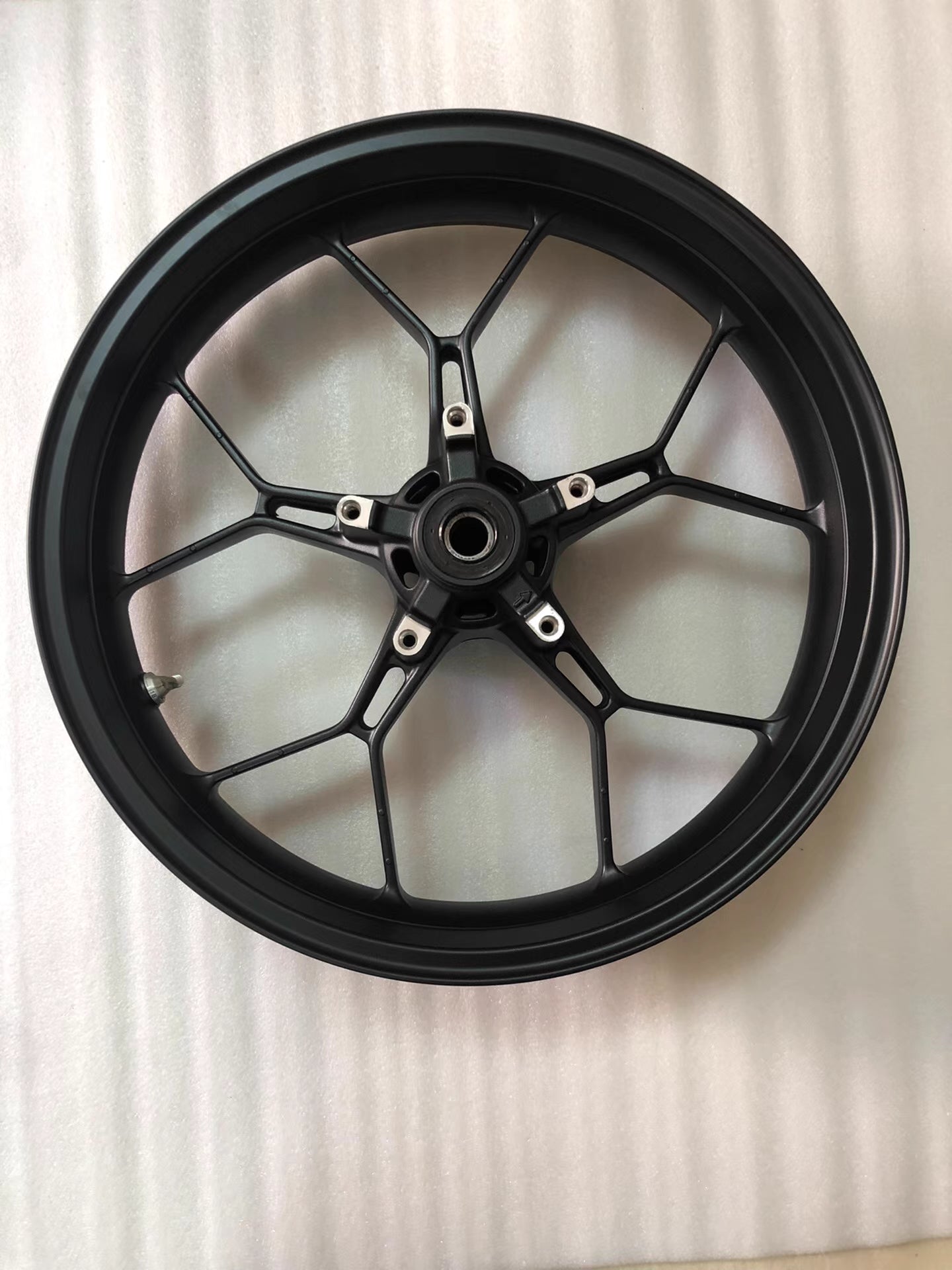 Refurbished OEM Honda CBR650R CB650R Front Wheel 2021-2025 - Mat Black w/ Bearings