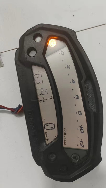 Genuine OEM Instrument Panel (08-14) - Ducati Monster 696 | Plug & Play w/ Key | Mileage Matching #40610715A