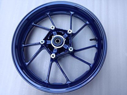 Front Wheel Rim - YAMAHA MT-09 SP (2014-2020) | Professionally Refurbished Racing Blue OEM