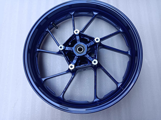 Front Wheel Rim - YAMAHA MT-09 SP (2014-2020) | Professionally Refurbished Racing Blue OEM