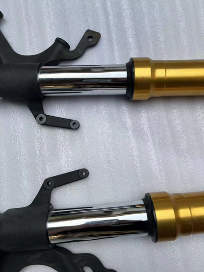 Used OEM Yamaha YZF-R1 Gold Front Fork Pair 2009-2014 KYB | Complete LH+RH