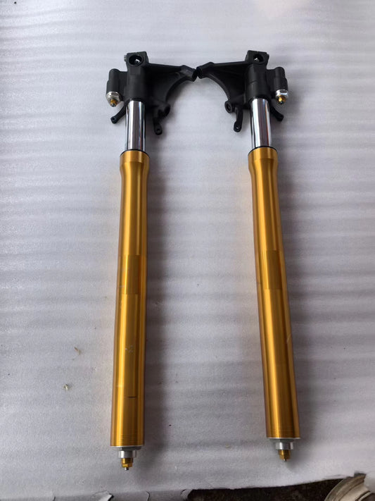 Front Fork Suspension Shocks Set - Yamaha YZF-R6 (2008-2016) | Gold OEM Straight