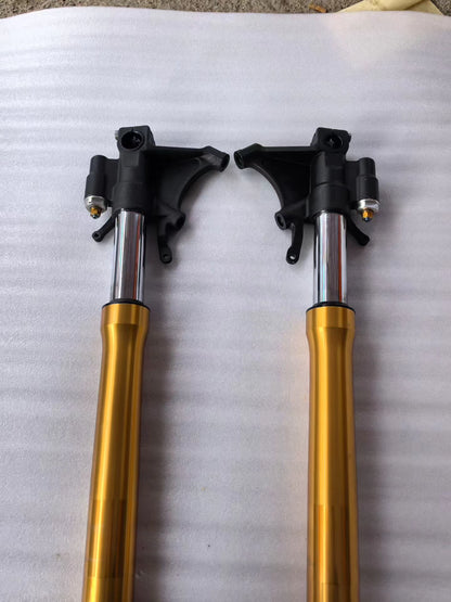 Front Fork Suspension Shocks Set - Yamaha YZF-R6 (2008-2016) | Gold OEM Straight