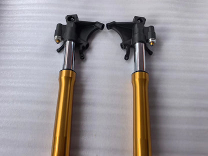 Front Fork Suspension Shocks Set - Yamaha YZF-R6 (2008-2016) | Gold OEM Straight