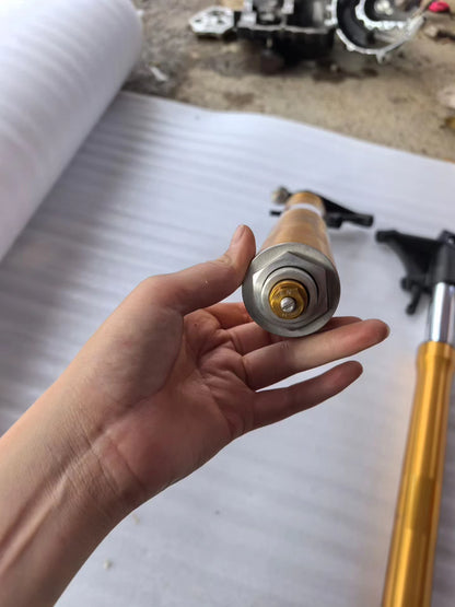 Front Fork Suspension Shocks Set - Yamaha YZF-R6 (2008-2016) | Gold OEM Straight