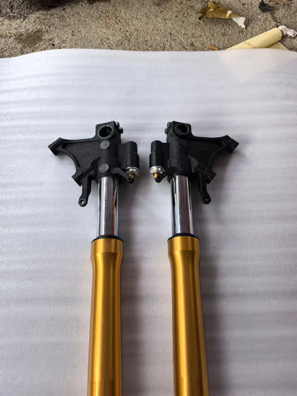 Front Fork Suspension Shocks Set - Yamaha YZF-R6 (2008-2016) | Gold OEM Straight