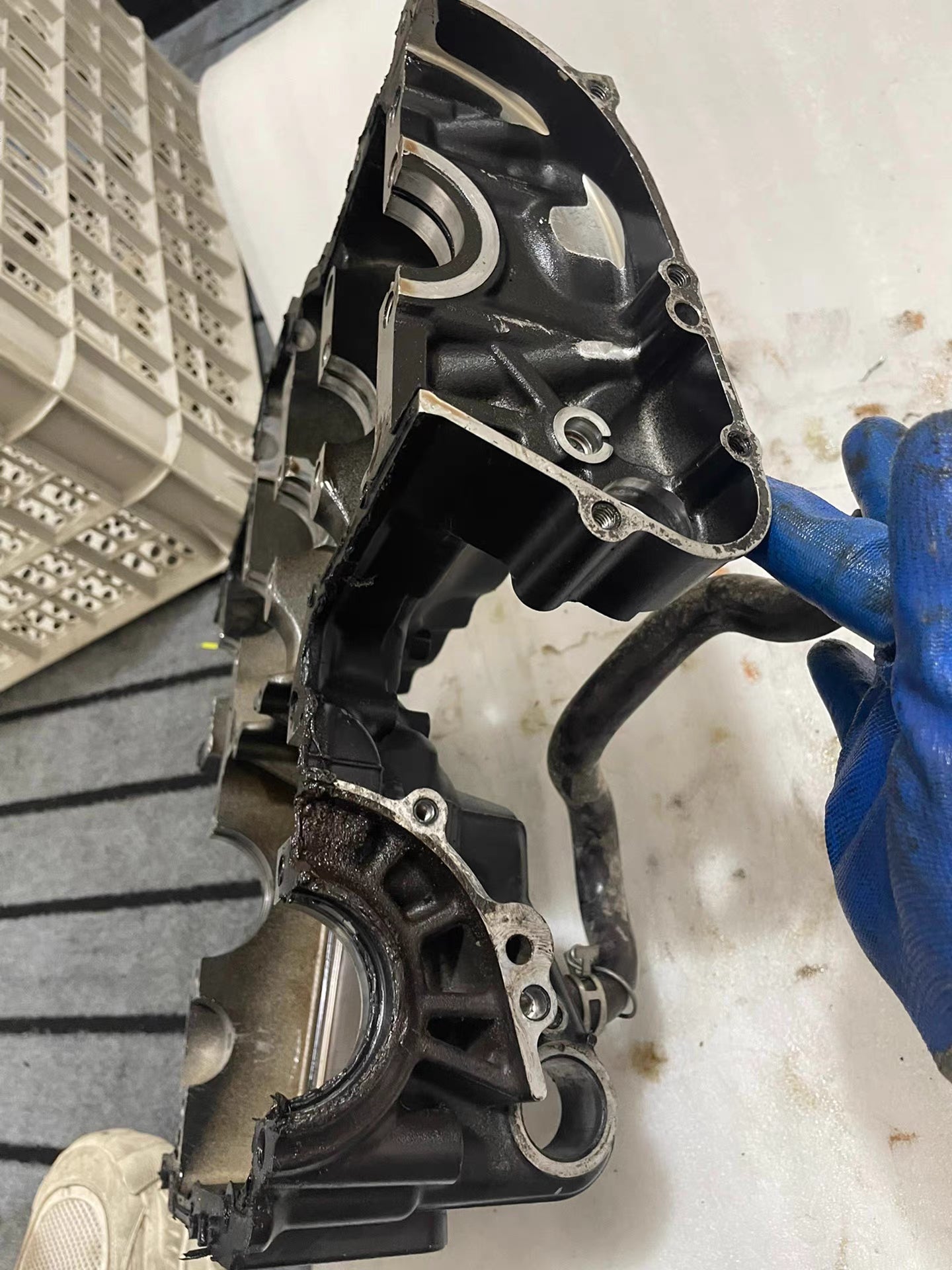 Genuine OEM Engine Set-Crankcase - Kawasaki Z1000 / Z1000SX / Ninja 1000 (2011-2016) | Straight Matched Pair #14001-0612