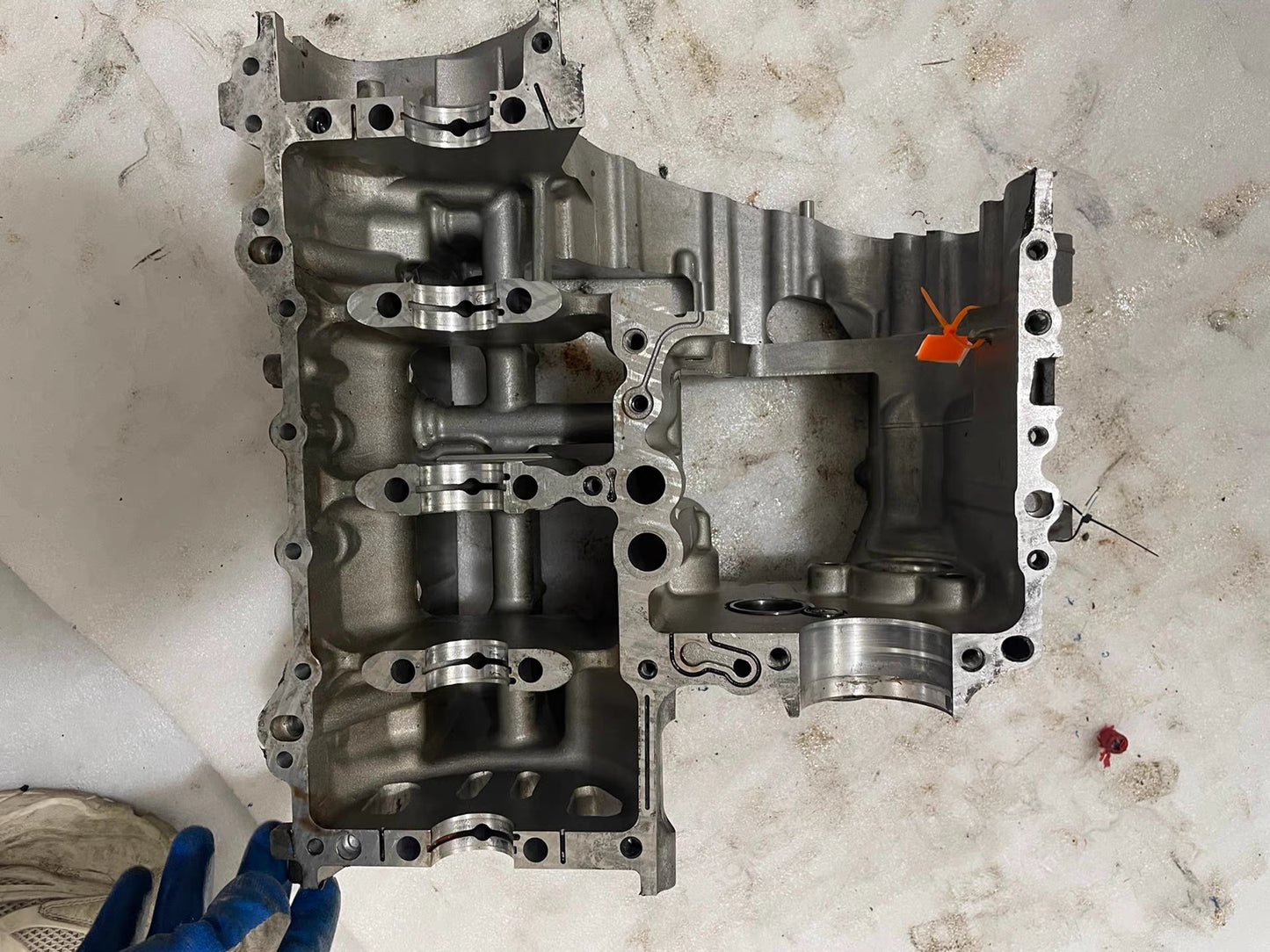 Genuine Kawasaki ZX6R Engine Crankcase Set (2013-2018) | OEM Matched Pair 14001-0611