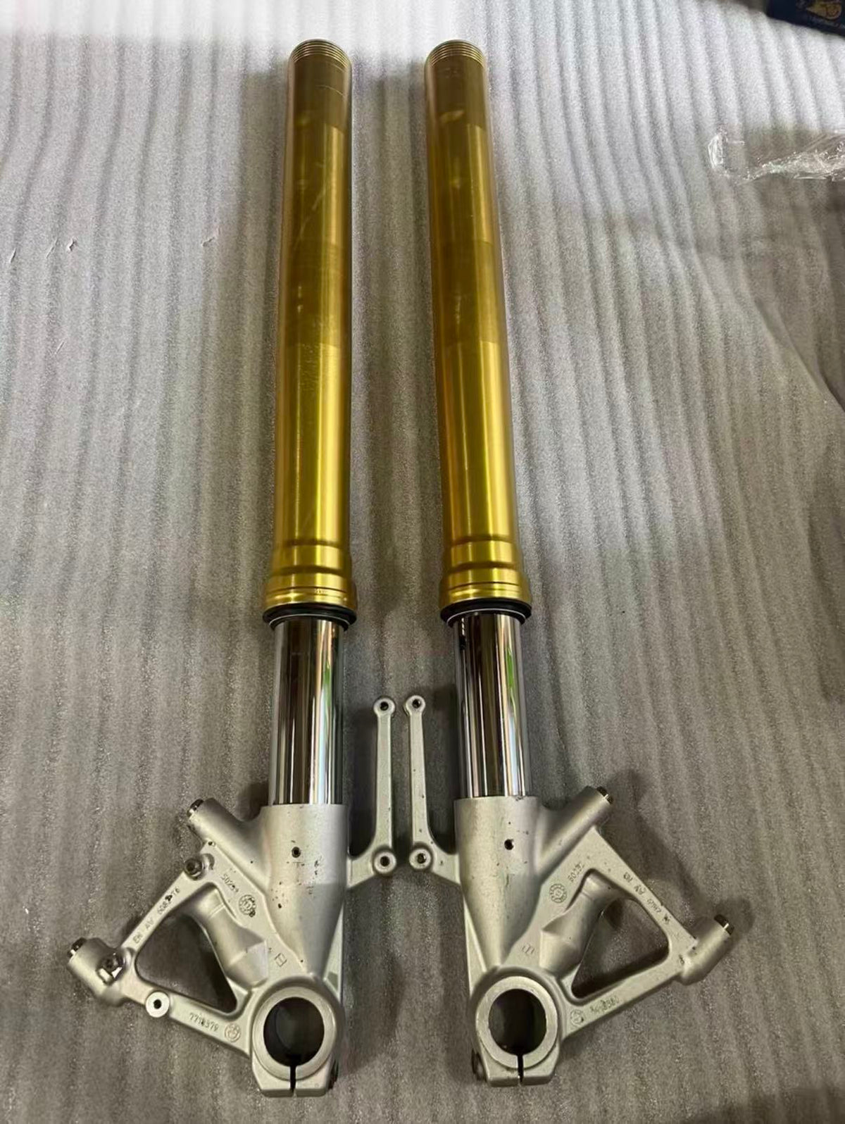BMW S1000RR Front Fork Set OEM 2009–2014 – Matched Pair