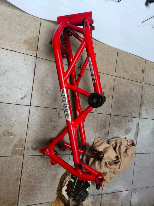 Genuine OEM Ducati Streetfighter 848 Frame - Racing Red | Straight & Clean