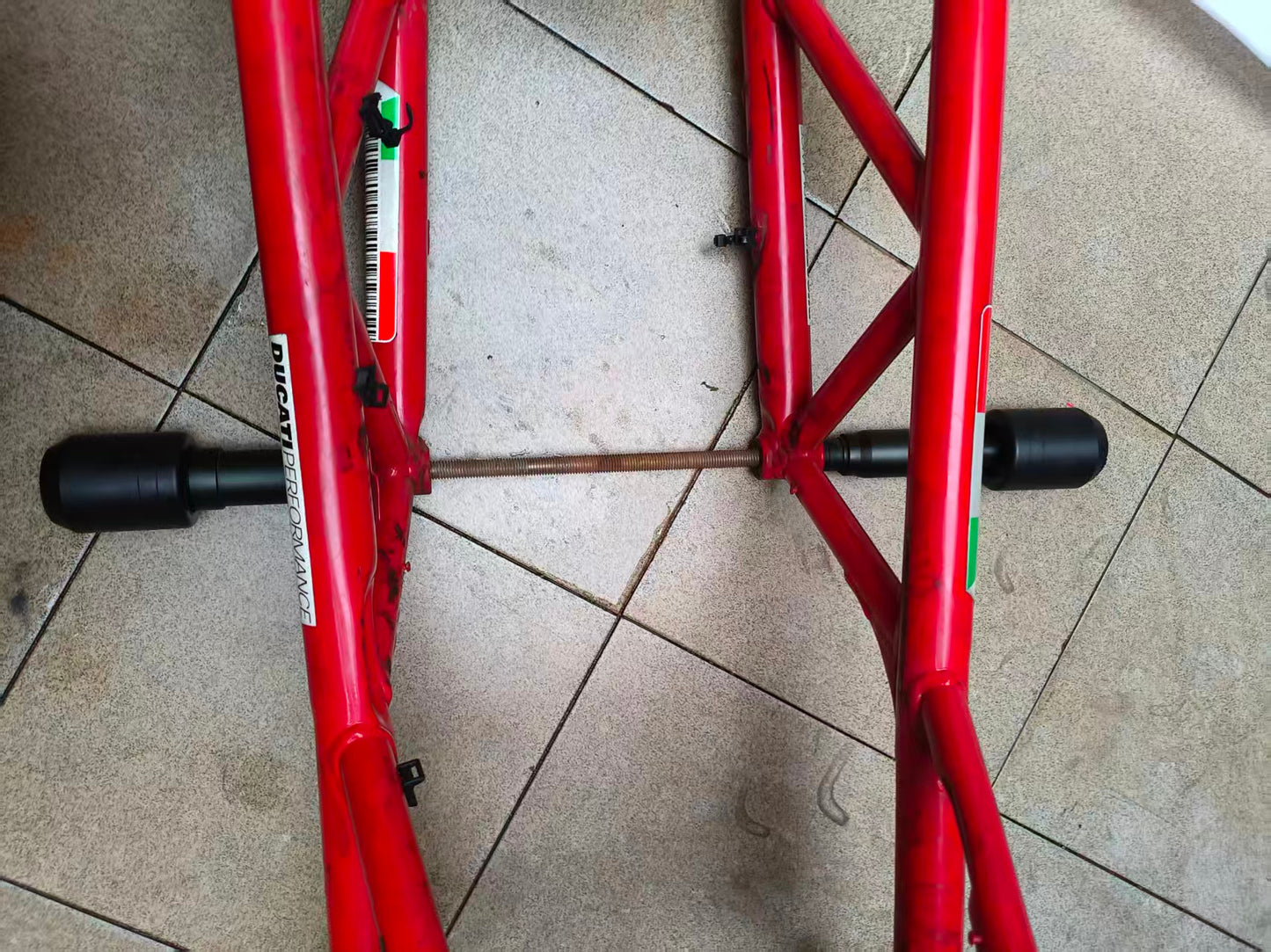 Genuine OEM Ducati Streetfighter 848 Frame - Racing Red | Straight & Clean