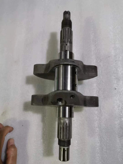 Ducati 848 connecting rods top view showing small end bushings and rod profile, matching pair
