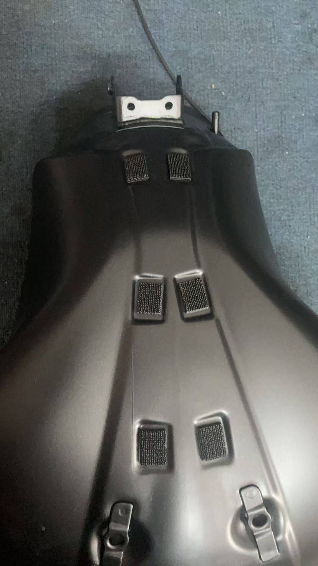 ** Kawasaki Z1000 2014-2024 fuel tank used OEM – mounting points and filler neck fitment view **ALT 4 (condition detail — mar