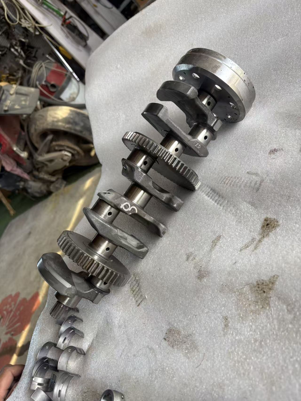 Genuine OEM Crankshaft & Connecting Rods Assembly - Kawasaki ZX-10R (2011-2015) | Low Mileage (20k km) | Inspected & Clean Journals #13031-0956