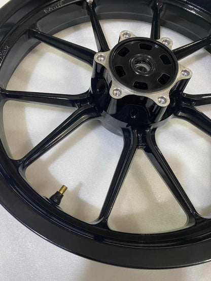 14-16 KTM Duke 390 Front Rear Black Wheel Rims A Pair Set Straight Repaint